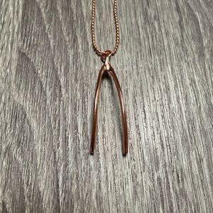 Marc Jacobs wishbone necklace, never worn